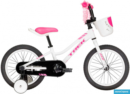 Детский велосипед Trek Precaliber 16 Girl's (белый, 2018)