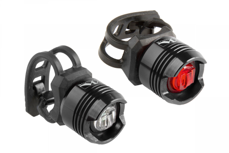 Фара набор M-WAVE APOLLON MINI A алюминий