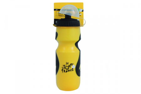Фляга Tour de France жёлтая с защитным колпачком